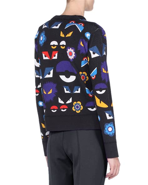 fendi monster x acne inspired sweater